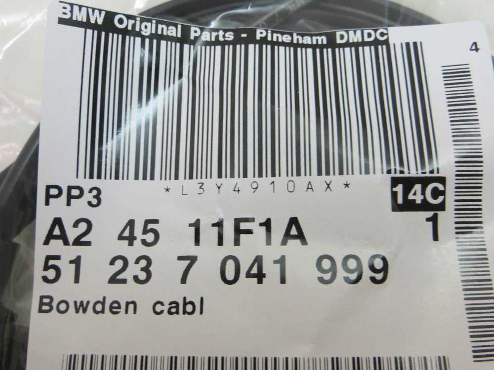 BMW Z4 E85 Priekinis Bowdenzug Originalus 51237041999