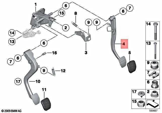 BMW Z4 E89 18i 20i 23i 28i 30i 35i Pedalas Stabdžių Originalus 35006785888