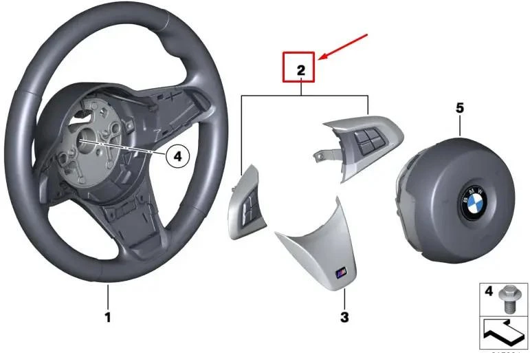 Bmw Z4 E89 Vairo Daugiafunkciniai Jungikliai 61317845540