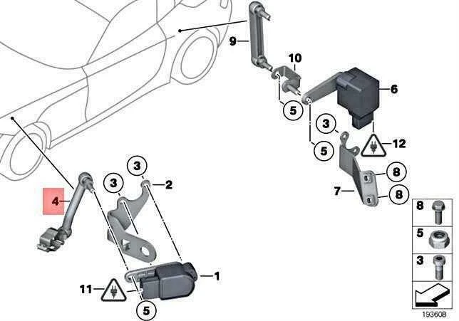 Bmw Z4 E89 Valdymo Stangos Originalus 37146783206