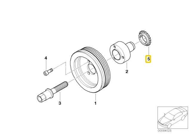 BMW žvaigždutė E81 E87 E90 E92 F20 F30 F32 F10 X1 X3 X5 Z4 originali 11317502180