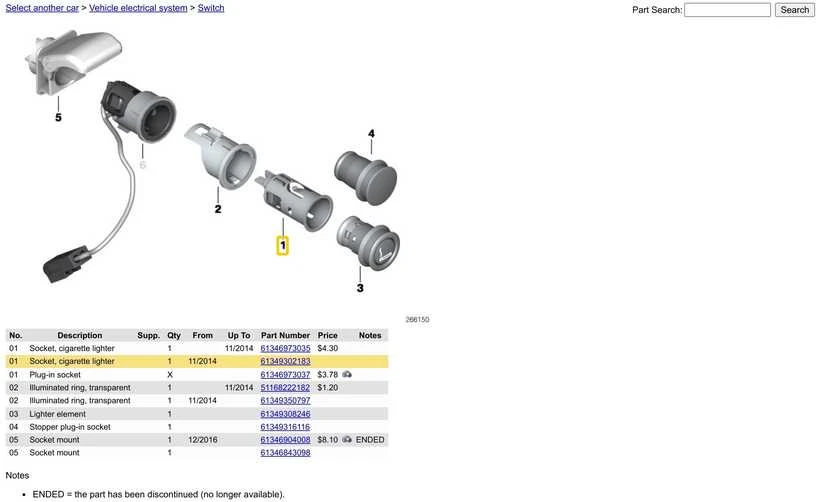 BMW Žvakidės Lengvo Sijono Įranga 1 F20 F21 2 F22 F87 M2 Originalus 61349302183
