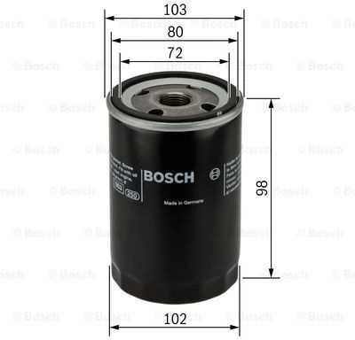BOSCH alyvos filtras 0451103365