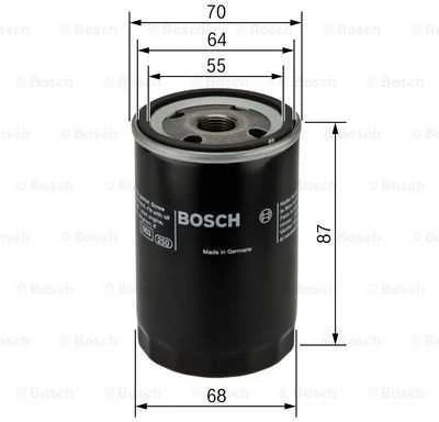 BOSCH alyvos filtras 0986452041