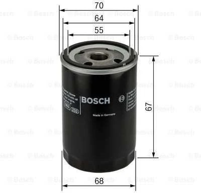 BOSCH alyvos filtras 0986452058 AY0114300A
