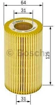 BOSCH alyvos filtras 1457429244