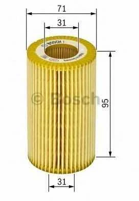BOSCH alyvos filtras F026407008 01V409057
