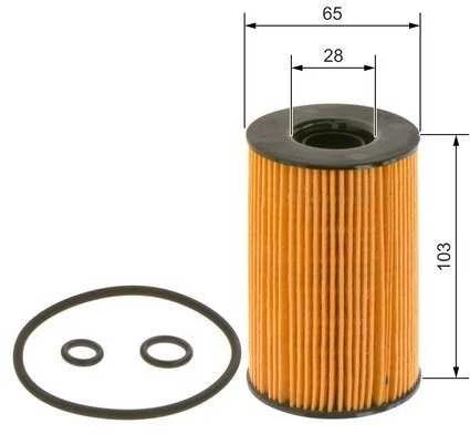BOSCH alyvos filtras F026407023 03L115562