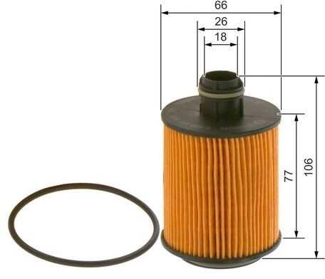 BOSCH alyvos filtras F026407095