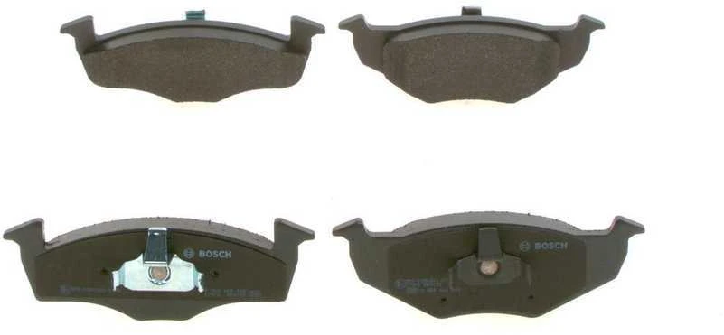 "Bosch" BP218 priekinių stabdžių trinkelių rinkinys, mažo triukšmo, ECE R90, be vario, 4 trinkelės