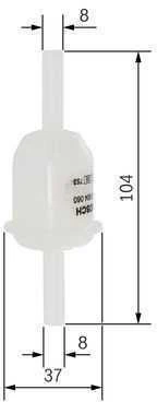 BOSCH degalų filtras 0450904060