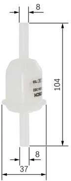 BOSCH degalų filtras 0450904060