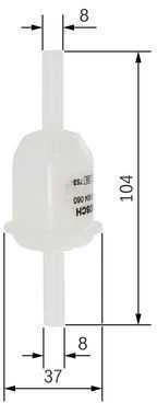 BOSCH degalų filtras 0450904060