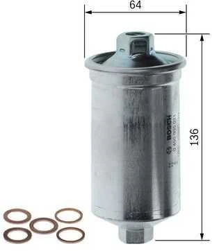 BOSCH degalų filtras 0450905021