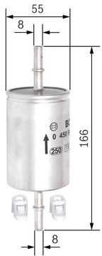 BOSCH degalų filtras 0450905316 0261155613