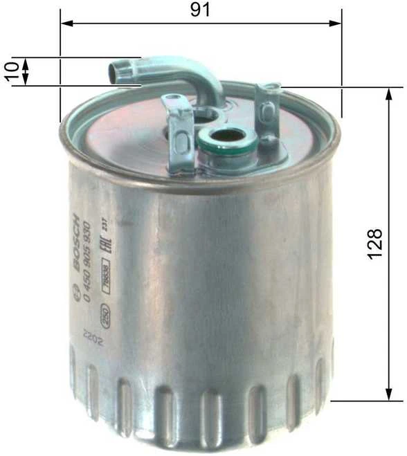 BOSCH degalų filtras 0450905930 A6110920201