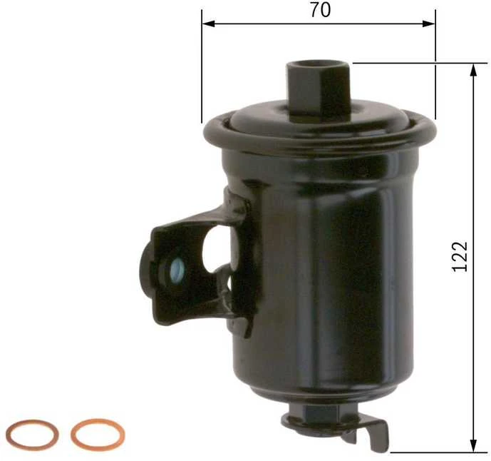 BOSCH degalų filtras 0986450115 2330019145