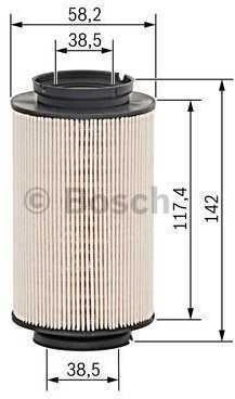 Bosch Kuro filtras AUDI A3 SEAT SKODA VW 1K0127400K 1K0127434A