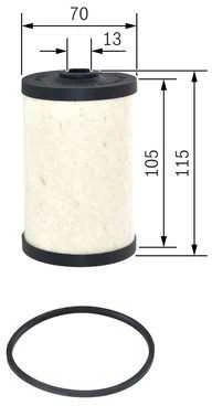 BOSCH degalų filtras 1457429359