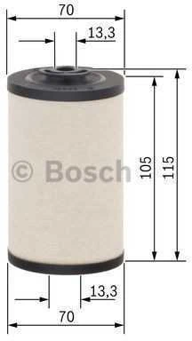 BOSCH degalų filtras 1457429359