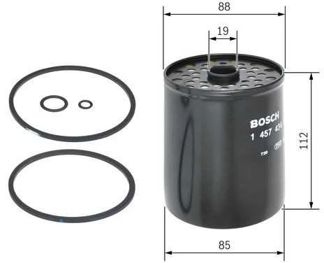 BOSCH degalų filtras 1457434200