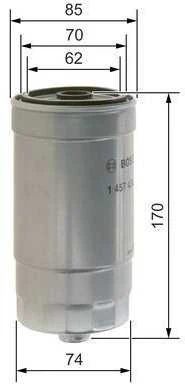 BOSCH degalų filtras 1457434310 01V409057