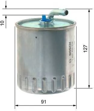BOSCH degalų filtras 1457434416