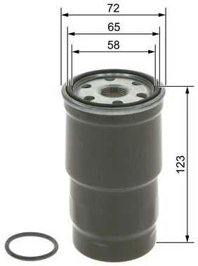 BOSCH degalų filtras 1457434440