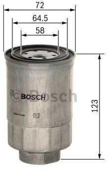BOSCH degalų filtras 1457434440