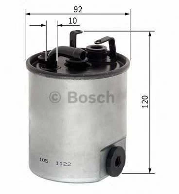 BOSCH degalų filtras F026402044