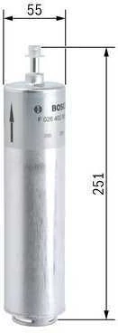 BOSCH degalų filtras F026402085 0261155613