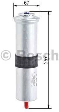 BOSCH degalų filtras F026402106 0261155613