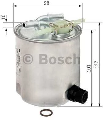 BOSCH degalų filtras F026402108 7701066680