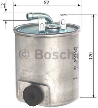 BOSCH degalų filtras F026402112 A6110920201