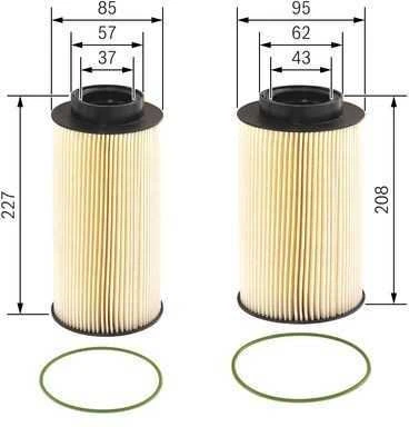 BOSCH degalų filtras F026402146 2003505