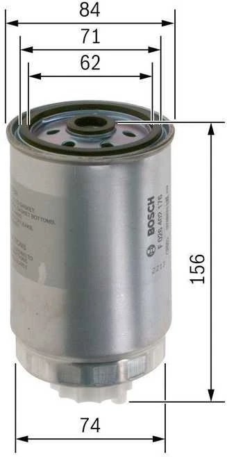 BOSCH degalų filtras F026402176 8D0127435