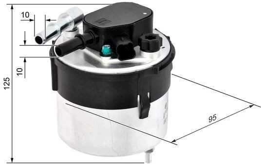 BOSCH degalų filtras F026402204