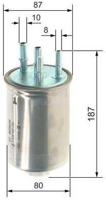 BOSCH degalų filtras F026402740 C2C22269