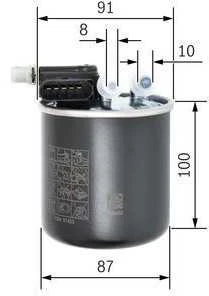 BOSCH degalų filtras F026402836 A6420905352