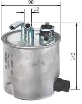 BOSCH degalų filtras F026402849 16400EC00B