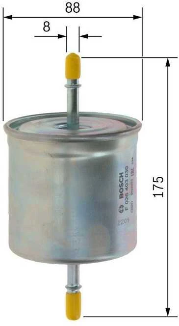 BOSCH degalų filtras F026403030 8623865