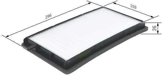 BOSCH filtras, salono oro 1987432002 0261155613