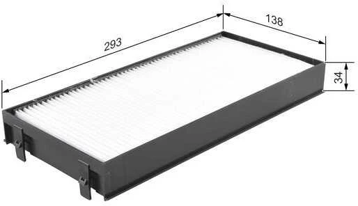 BOSCH filtras, salono oro 1987432219 64119248294