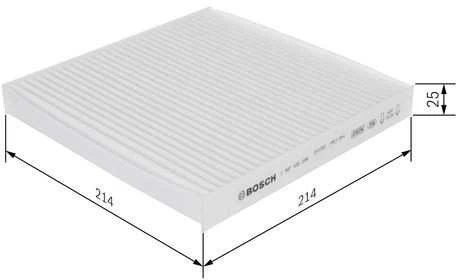 BOSCH filtras, salono oro 1987432299 0261155613