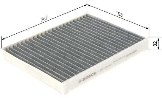 BOSCH filtras, salono oro 1987432361 0261155613