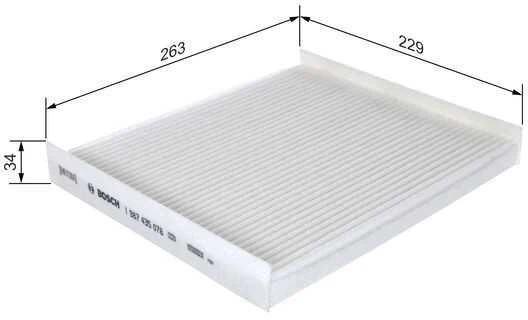 BOSCH filtras, salono oro 1987435078 0261155613