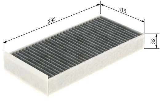 BOSCH filtras, salono oro 1987435582 64316835405