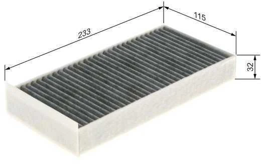 BOSCH filtras, salono oro 1987435582 64316835405