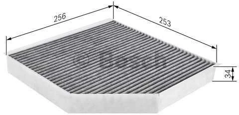 BOSCH filtras, salono oro filtras 1987432548 4H0819439