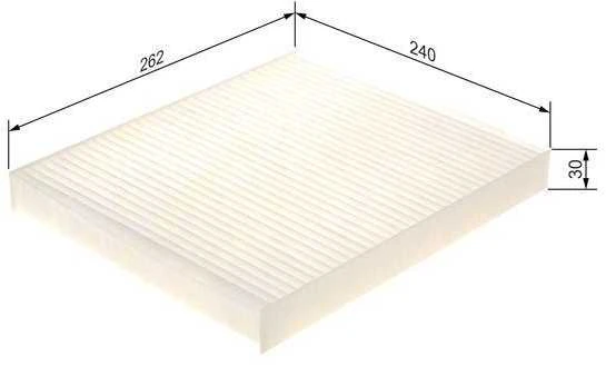 BOSCH filtras, salono oro filtras 1987435079 68260792AB